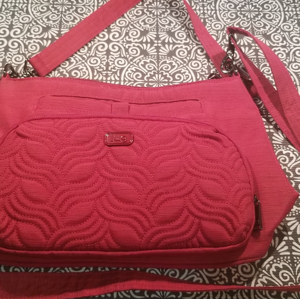 LUG Samba ~ Convertible Crossbody ~ Brushed Crimson (Red)